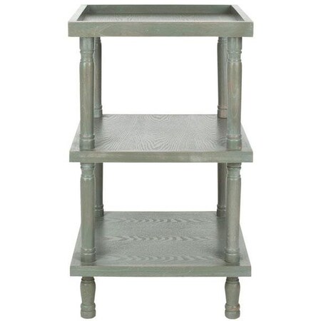 Safavieh Esmeralda Side Table- French Grey - 32.25 x 18.25 x 18.25 in. AMH6602B